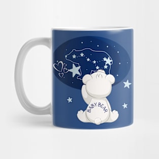 BABY BEAR LOOKING UP TO THE STARS Mug